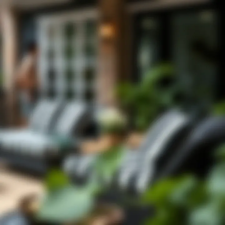 Magnificent Exploring Black and White Striped Outdoor Cushions