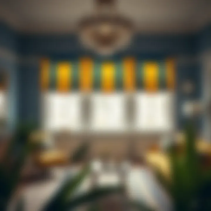 Magnificent Exploring the Aesthetic and Functional Aspects of Yellow and Blue Valances