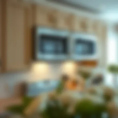 Magnificent Strategic Placement of Microwaves in Upper Cabinets