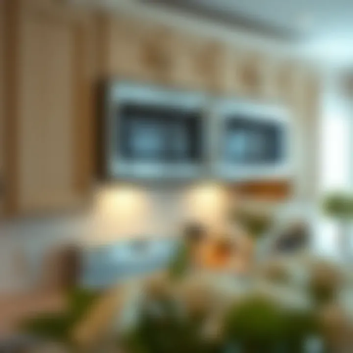 Magnificent Strategic Placement of Microwaves in Upper Cabinets
