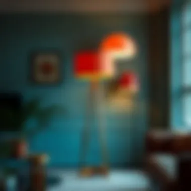 Magnificent The Aesthetic and Functional Aspects of Multi-Colored Standing Lamps