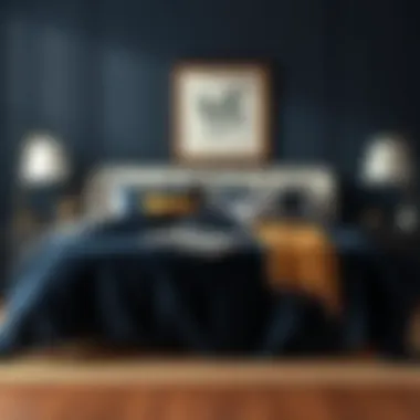 Magnificent The Depths of Style: Exploring the Dark Navy Bedspread Magnificent The Depths of Style: Exploring the Dark Navy Bedspread