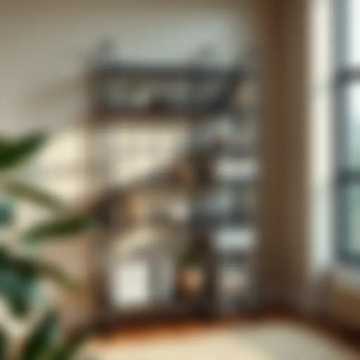 Magnificent The Folding Metal Bookshelf: Practical Design and Functional Elegance