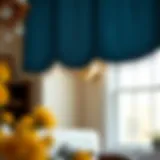 Exploring the Aesthetic and Functional Aspects of Yellow and Blue Valances Introduction