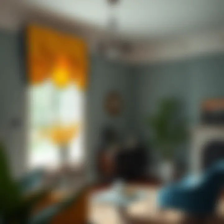 Exploring the Aesthetic and Functional Aspects of Yellow and Blue Valances Summary