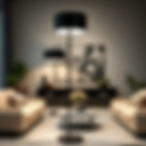 Exploring the Aesthetic and Functional Role of Black Living Room Floor Lamps Introduction