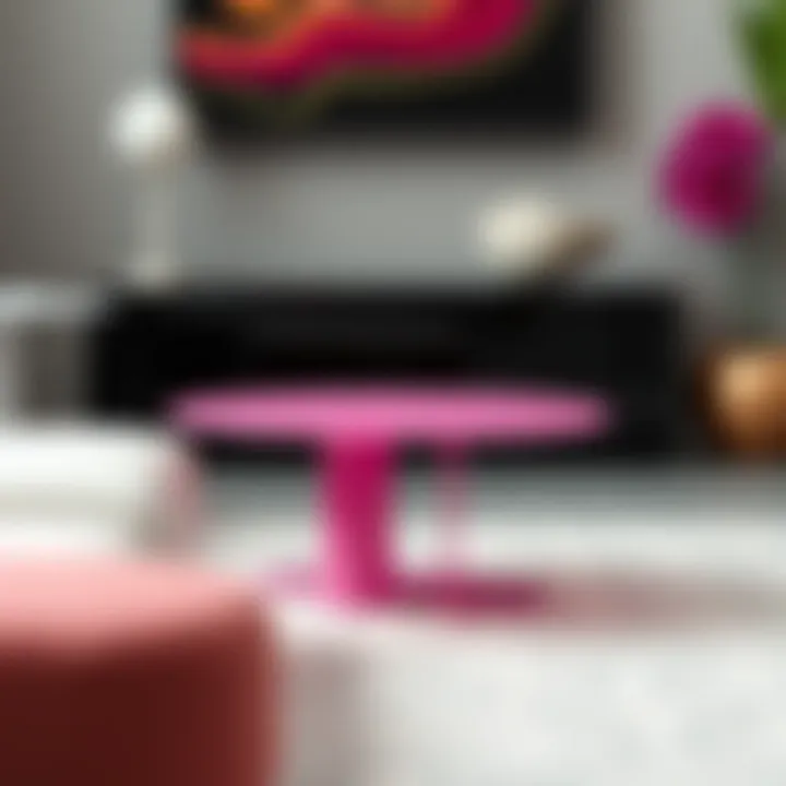 Exploring the Aesthetics and Functionality of Pink Acrylic Side Tables Summary