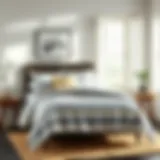 Exploring the Chic Appeal of Blue and White Striped Queen Comforters Introduction