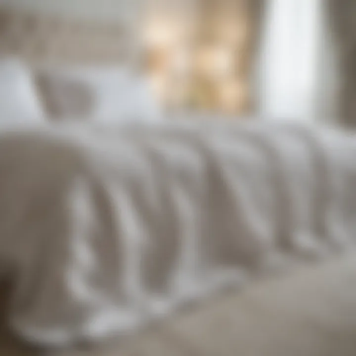 Maintenance tips for keeping a white bedspread fresh and clean