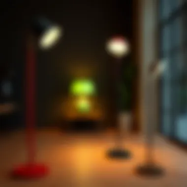 The Aesthetic and Functional Aspects of Multi-Colored Standing Lamps Introduction