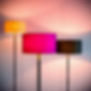 Notable The Aesthetic and Functional Aspects of Multi-Colored Standing Lamps
