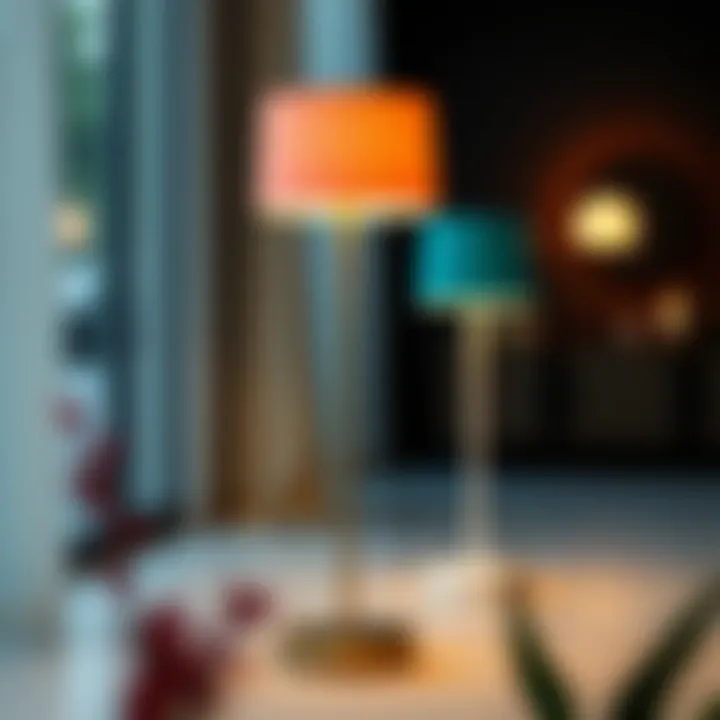 The Aesthetic and Functional Aspects of Multi-Colored Standing Lamps Summary