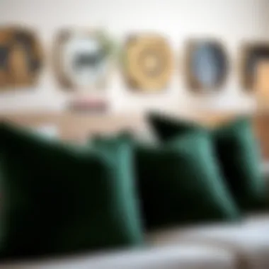 The Allure and Functionality of Dark Green Velvet Throw Pillows Summary
