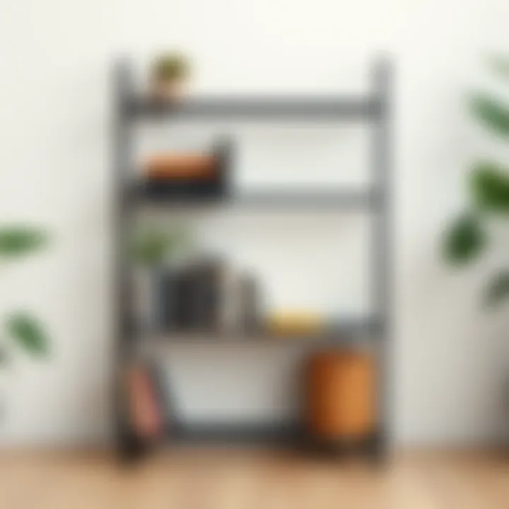 Notable The Folding Metal Bookshelf: Practical Design and Functional Elegance