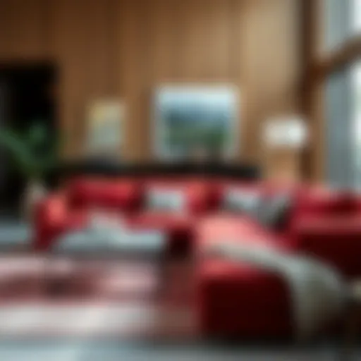 The Red Sectional Sofa with Chaise: A Comprehensive Guide Introduction