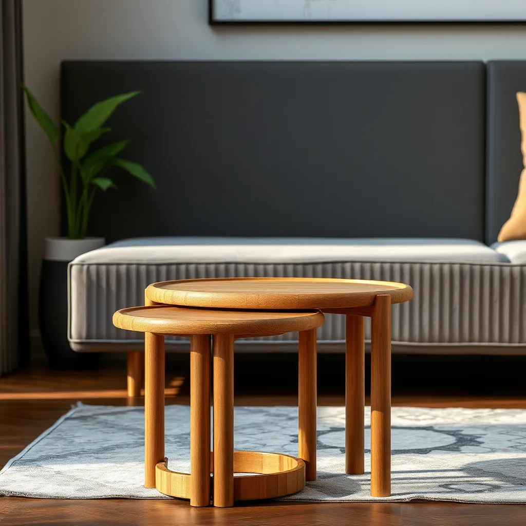Nesting Table Design Exploring the Design and Functionality of Wood Nesting Tables