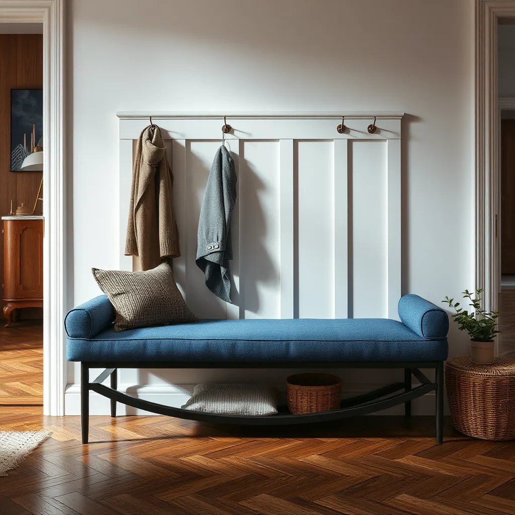 The Hall Coat Bench: Style and Function Combined